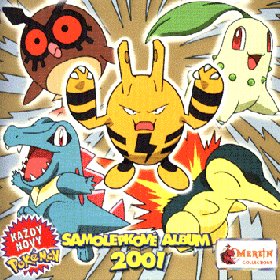 Pokémon samolepky 2001