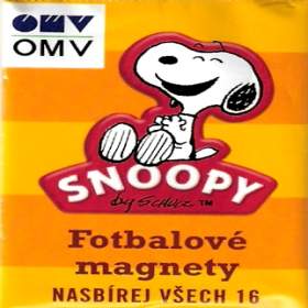 OMV Snoopy magnetky