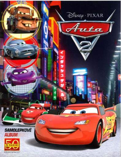 Samolepkové album Auta 2