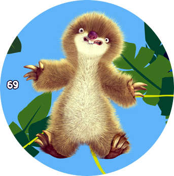 Doba ledová - žeton č.69