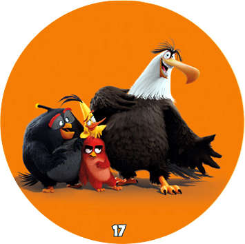 Žeton Angry Birds 2017 č. 17