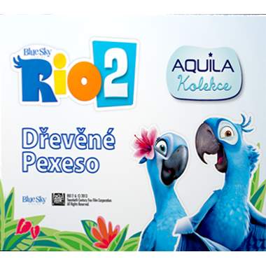 Dřevěné pexeso Rio 2 Aquila kolekce