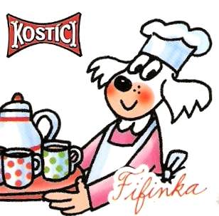 Fifinka servíruje čaj