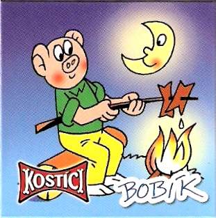 Bobík opéká špekáčky