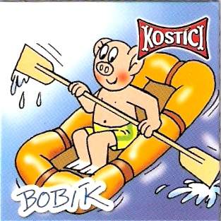 Bobík pádluje