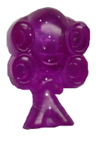 Luna (fialová průsvitná)