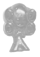 Luna (bílá průsvitná)