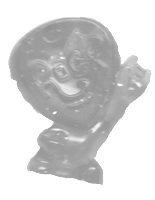 Pua (bilý průsvitný)