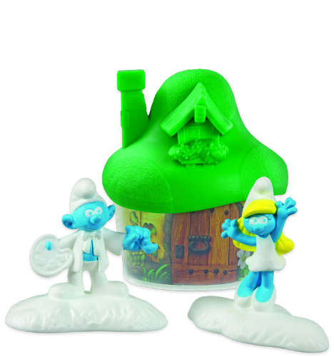 Světle zelený domeček