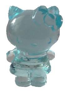 Průsvitná Hello Kitty 4 modrá