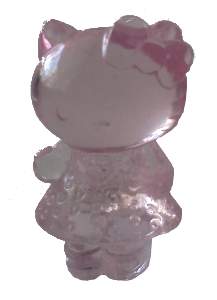 Průsvitná Hello Kitty 6 růžová