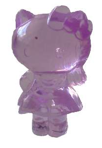 Průsvitná Hello Kitty 1 fialová