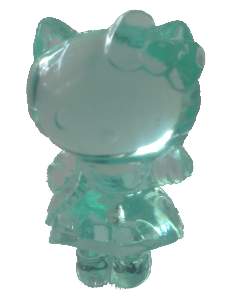 Průsvitná Hello Kitty 1 zelená