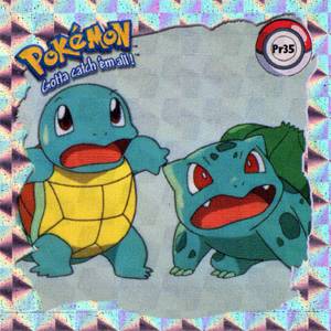 Squirtle a Bulbasaur