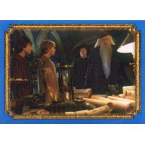 Harry, Ron, Minerva McGonagallová a Albus Brumbál