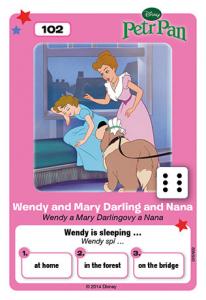 Wendy a Mary Darlingovy a Nana