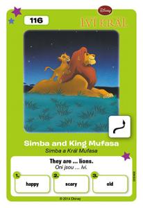 Simba a král Mufasa