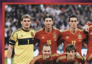 Tým Španělska (1/4)