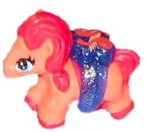 Pony oranžový s prstýnkem
