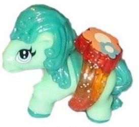 Pony zelený s prstýnkem