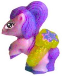 Pony fialový s prstýnkem