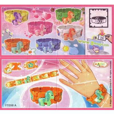 Oranžový Pony náramek