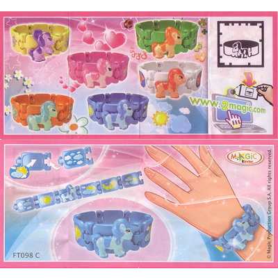 Modrý Pony náramek