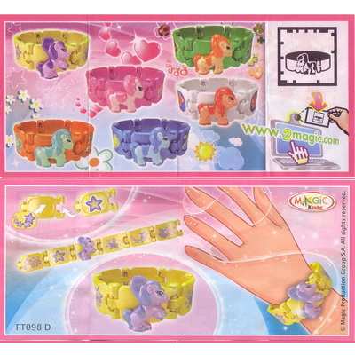 Žlutý Pony náramek