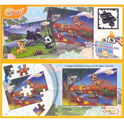 Emu, Koala, Klokan, Krokodýl