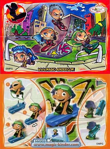 Skateboard kid modrý