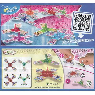 Červená a zelená vrtulka