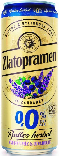 Zlatopramen Radler herbal černý rybíz